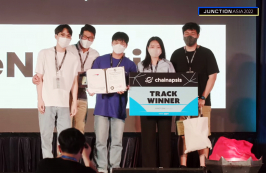 글로벌 해커톤대회에서 3위에 입상한 전북대 소프트웨어공학과 학생 팀.jpg